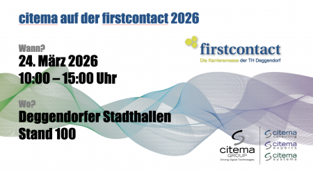 Save the Date – citema auf der First Contact 2026